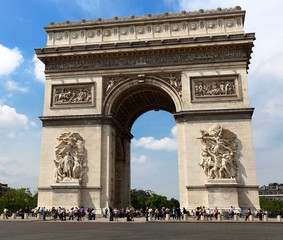 Fototapeta na wymiar Łuk Triumfalny, Paryż, Francja