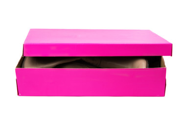pink box isolated