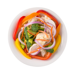 Bowl of vegetable salad