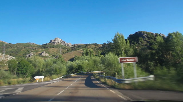 Paisaje Desde Coche en Movimiento