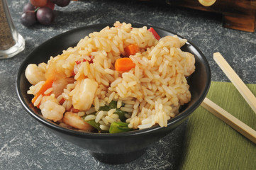 Shrimp fried rice