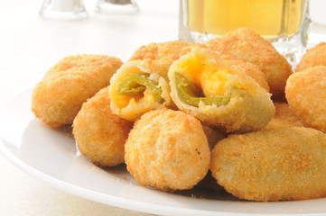 Cheese sticks with jalapeno