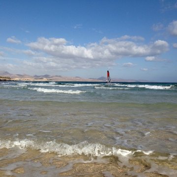 windsurfing