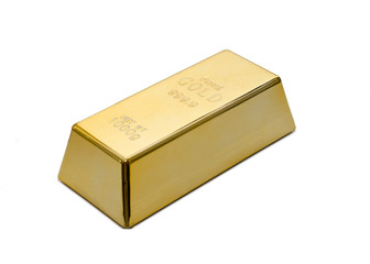 Gold ingot, bullion or bar