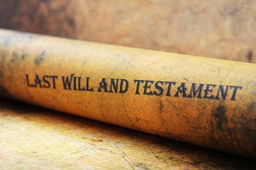 Last will and testament