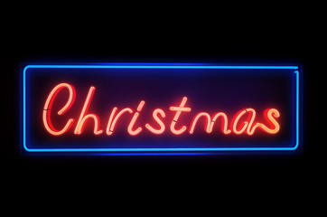 Neon Christmas sign