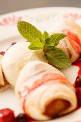 buns with cherry