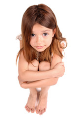 Fototapeta premium little girl