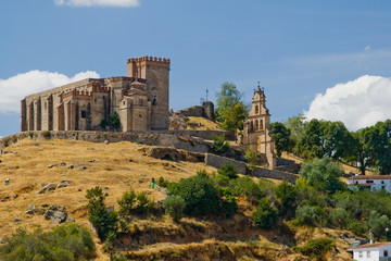 Fototapeta na wymiar Castle - fortress of Aracena