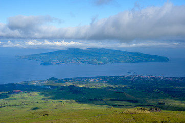 Obraz premium Ascension du Ponta do Pico aux Açores