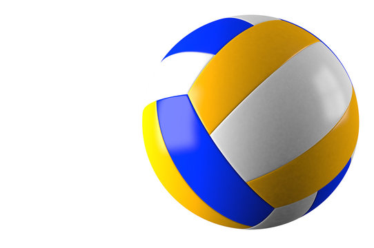 3d volleyball isolated