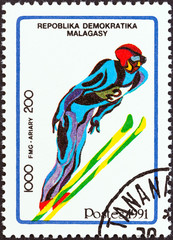Ski jumping (Madagascar 1991)