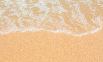 Fototapeta na wymiar wave on beach