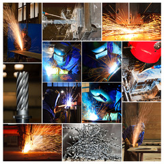 Metallindustrie - Collage