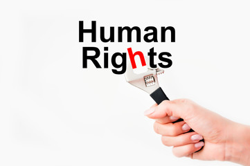Fight for human rights issue