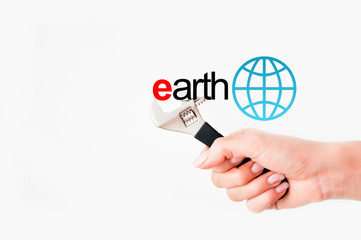 Solving earth issues concept