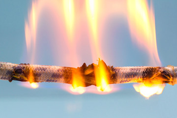 burning cable