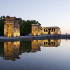 Obraz premium Debod Egyptian Temple