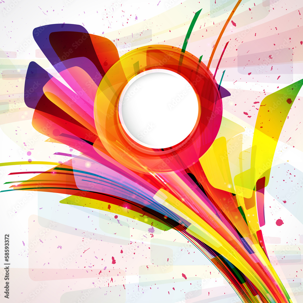 Aufkleber multicolor abstract bright background. elements for design.