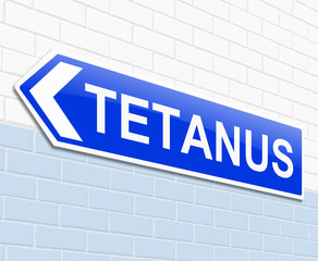 Tetanus concept.