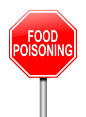 Food poisoning concept.