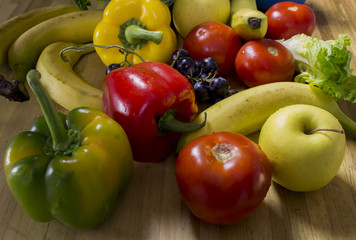 Assortiment de fruits et légumes