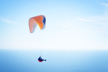 paraglider in sky