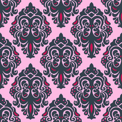 Seamless Abstract vector pattern Damask background