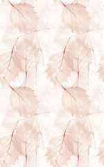 light brown seamless background from leaves