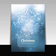 Christmas Card - Vector Background Illustration