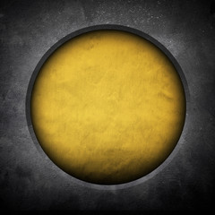 concrete background with hole