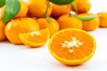 Orange fruit.