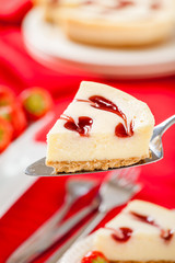 Strawberry Cheesecake Slice.