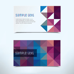 Business card abstract background.