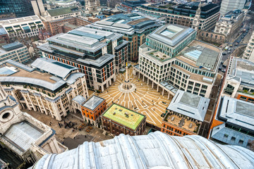 View of London from St Pauls cathedral.