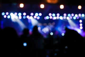 Concert lights bokeh