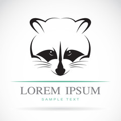 Vector of a raccoon on white background. Animals. © yod67