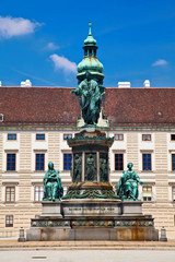 Fototapeta premium \monument to Emperor Franz Joseph I in Vienna