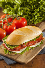Homemade Italian Sub Sandwich