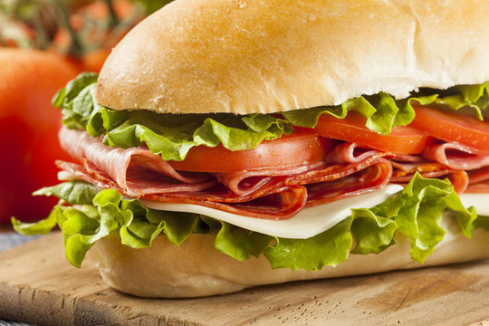 Homemade Italian Sub Sandwich