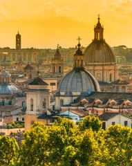 Foto op Canvas Uitzicht op Rome vanaf Castel Sant& 39 Angelo, Italië. © Luciano Mortula-LGM