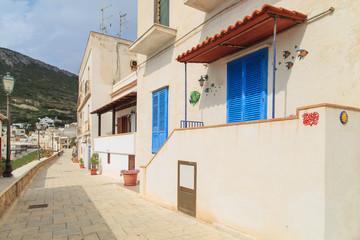 Fototapeta na wymiar Typical building in Levanzo Island, Sicily, Italy