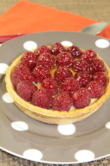 tartelette framboises