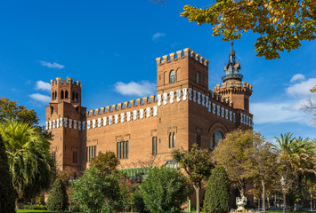 Naklejka premium Castle of the Three Dragons in Barcelona - Spain