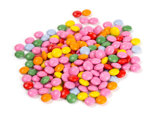 colorful chocolate buttons