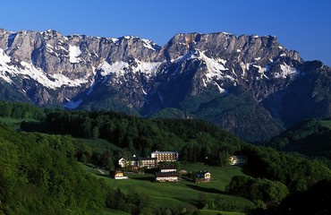 Obraz premium Untersberg, Bad Dürrnberg, Salzburger Land, Österreich
