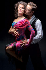 Young couple dancing