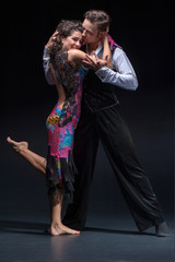 Young couple dancing