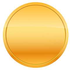 Coin, vector illustration