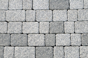 Abstract cobblestone pavement texture background - 58617143